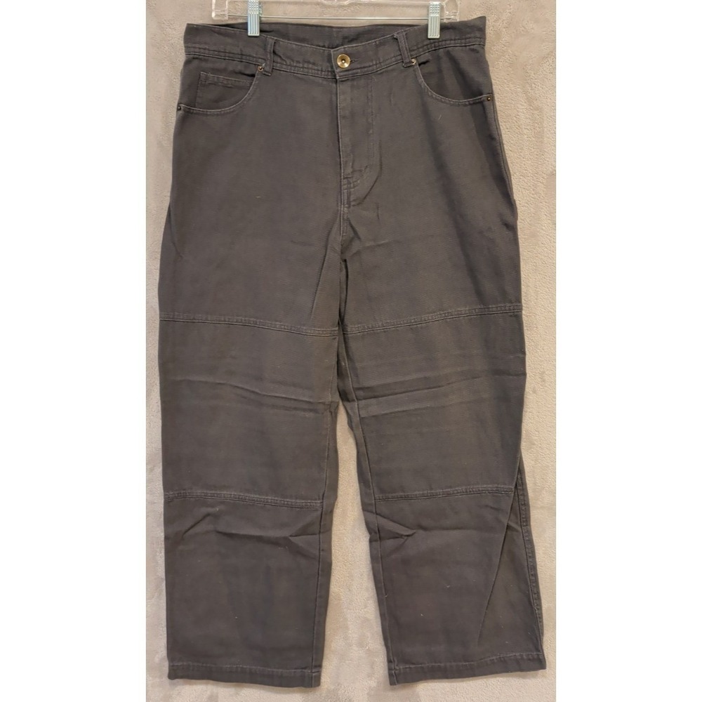 No Boundaries Pants Mens 34x31 Gray‎ Carpenter Workwear Double Knee Y2K